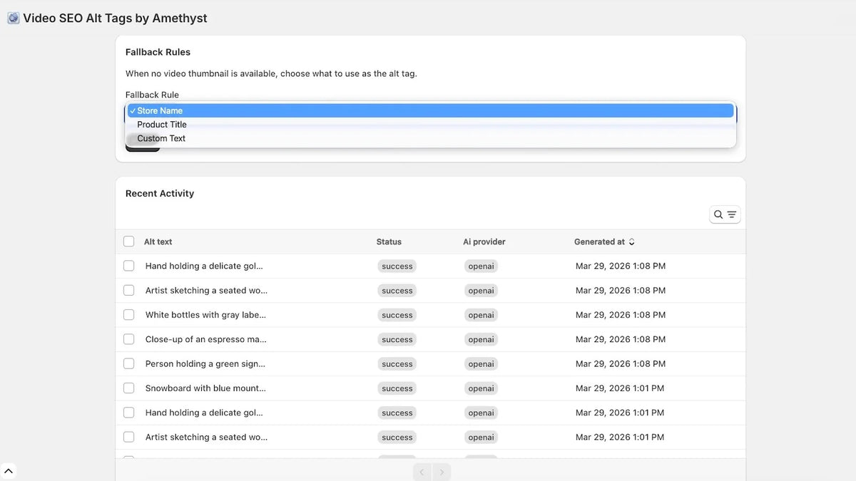 Video SEO Alt Tags File Names