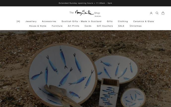 Homepage of The Nancy Smillie Shop