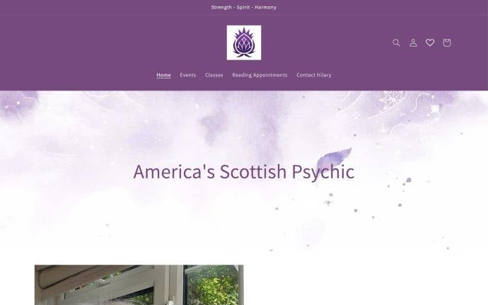 Homepage of America's Scottish Psychic