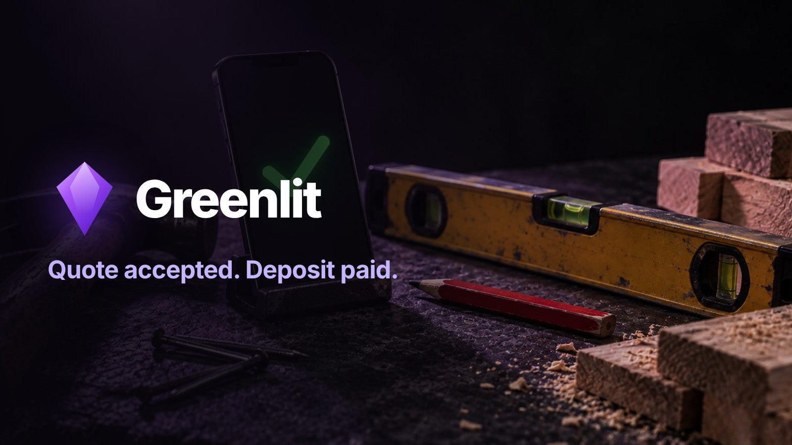 Greenlit promo video: Greenlit: send a quote, get the go-ahead, get the deposit