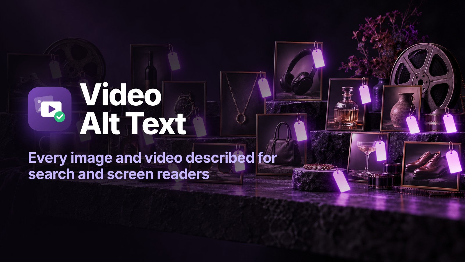 Video Alt Text promo video: Video Alt Text: AI alt text for Shopify product images and videos